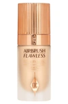 Charlotte Tilbury Airbrush Flawless Longwear Foundation 5 Warm In 5 Warm (fair Medium With Golden Yellow Undertones)