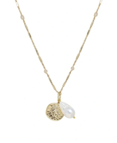 Ettika Women's Trusty Trinkets 18k Gold-plate, Pearl & Crystal Pendant Necklace
