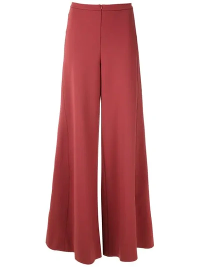 Alcaçuz Marajo Palazzo Trousers In Red