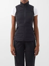 Lululemon Down For It All Quilted Down Nylon-blend Gilet In Black