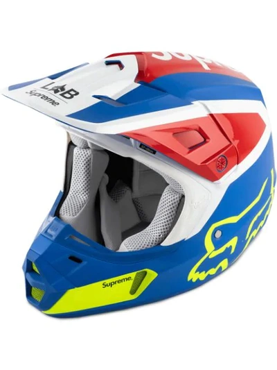 Supreme Fox Racing V2 Helmet In Blue