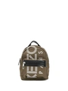Kenzo Logo Print Mini Backpack In Green