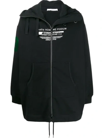 Givenchy Studio Print Hoodie In Black