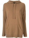 Nili Lotan Cashmere Relaxed-fit Hoodie In Brown