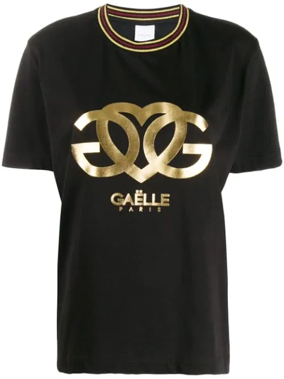 Gaëlle Bonheur Logo Printed T-shirt In Black