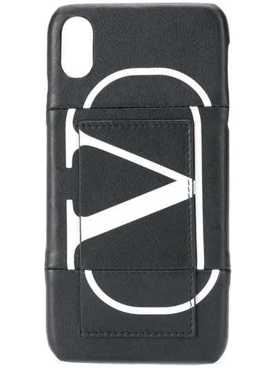 Valentino Garavani Vlogo Iphone Xs Max Case In Black