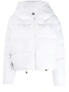 Bacon Quilted Puffer Jacket In White 1