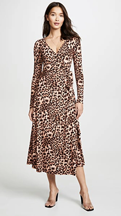 Rachel Pally Jersey Mid Length Harlow Dress In Leopard | ModeSens