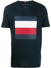 Tommy Hilfiger Signature Stripe T-shirt In Blue