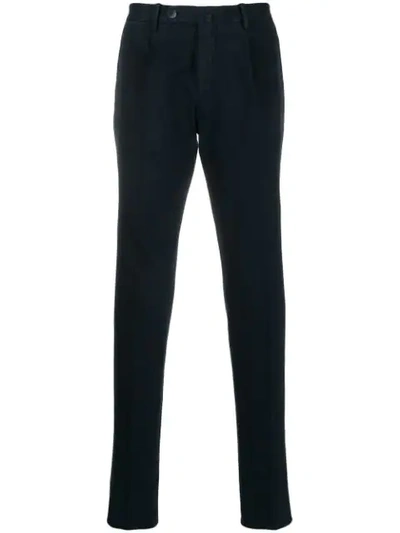 Corneliani Straight-leg Trousers In Blue