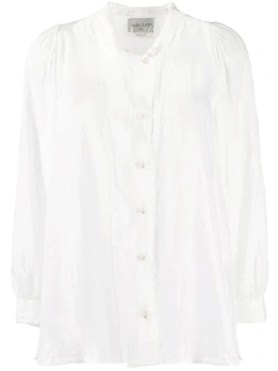 Forte Forte Long-sleeve Button-up Shirt In White