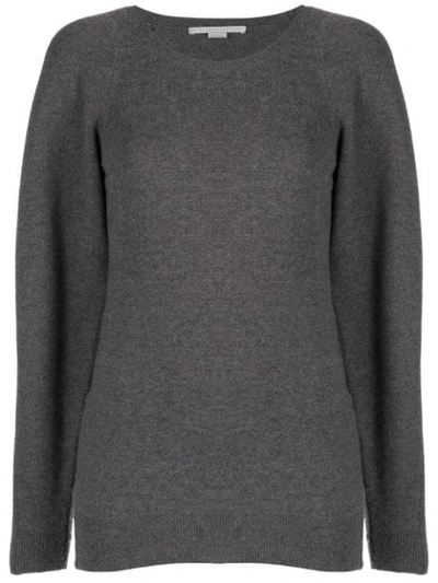 Stella Mccartney Side-zip Jumper In Grey