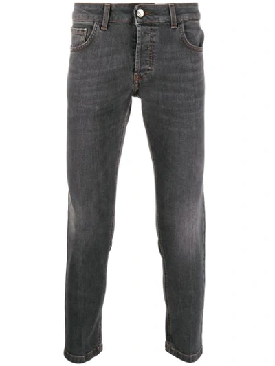 Entre Amis Vintage Wash Jeans In Black