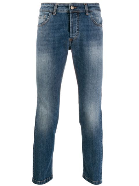Entre Amis Skinny-fit Jeans In Blue | ModeSens