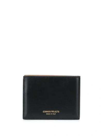 Common Projects Logo Stamped Wallet In Black