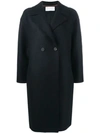 Harrys Of London Double Breasted Coat In Blue