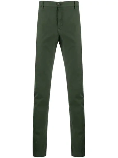 Kenzo Slim-fit Chinos In Green