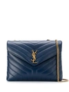 Saint Laurent Medium Loulou Shoulder Bag In Blue