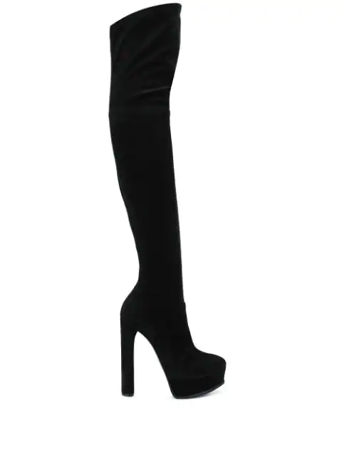 casadei over the knee platform boots