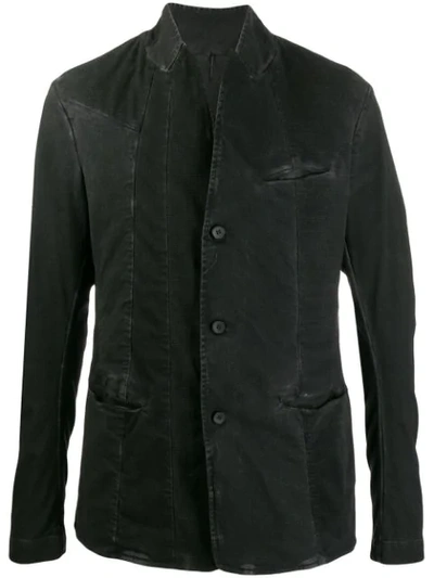 Masnada Turn-up Collar Jacket In Black