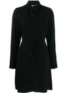 See By Chloé Tie-neck Shift Dress In Black