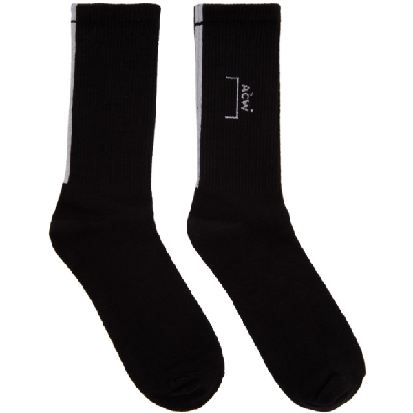 A-cold-wall* Black Core Logo Socks | ModeSens