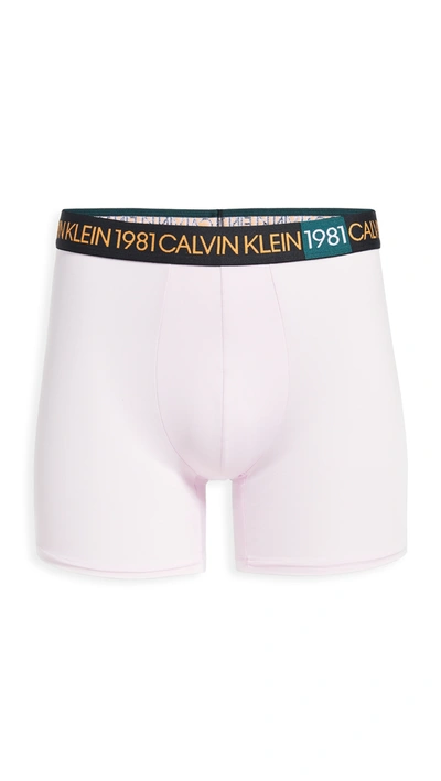 Calvin Klein Underwear 1981 Micro Boxer Briefs In Pink Sky