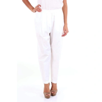 Aspesi Women's White Cotton Pants