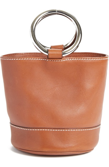 Simon Miller Bonsai Pebbled Leather Bucket Bag - Brown In Tan | ModeSens