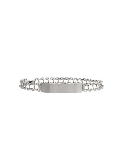 Marni Chain Link Cuff Necklace In 00n29 Palladium