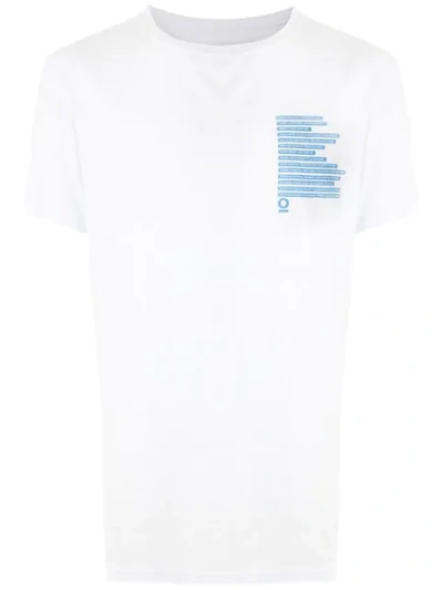 Osklen Organic Rough Plastic Free T-shirt In White