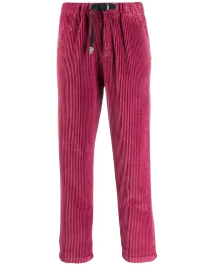 White Sand Corduroy Trousers In Pink