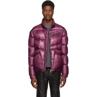 Moncler Genius 2 Moncler 1952 Burgundy Down Costes Jacket In Purple