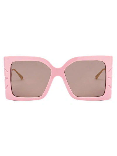 Gucci Sunglasses In Pink Pink Brown
