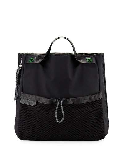Jw Anderson Nylon Puffer Tote Bag In Black