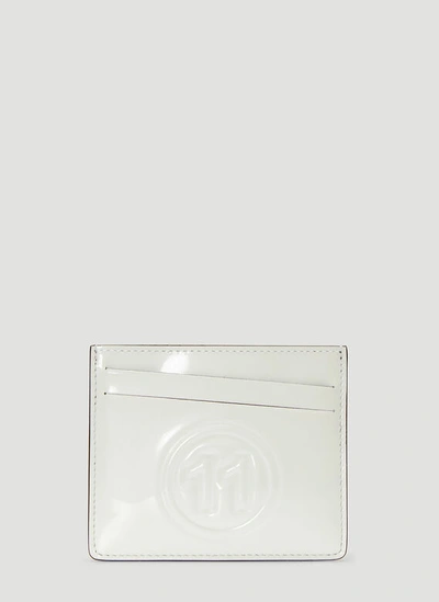Maison Margiela No.11 Patent Leather Cardholder In White