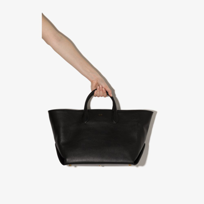 Khaite Amelia Medium East-west Tote Bag In Black