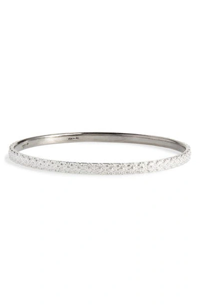 Armenta New World Carved Bangle In Silver