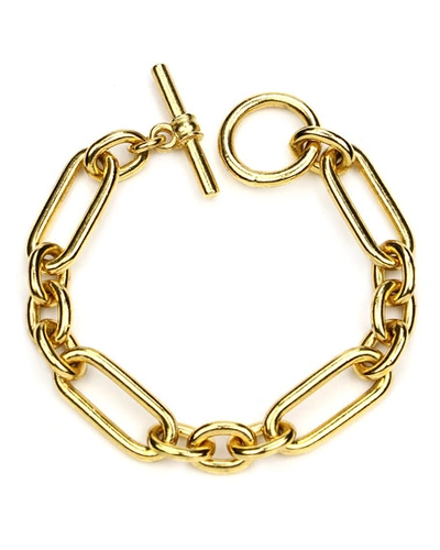 Ben-amun Oval Chain-link Bracelet In Gold