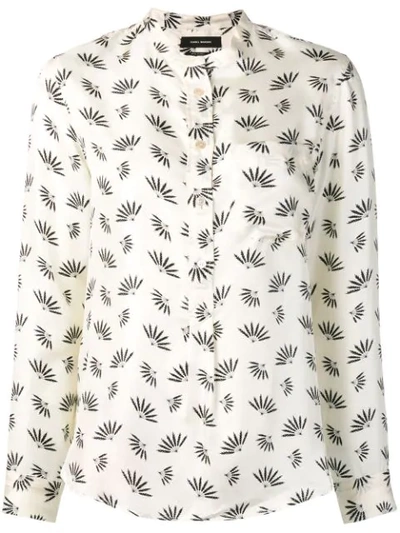 Isabel Marant Women's Shirt Long Sleeve Usak In White