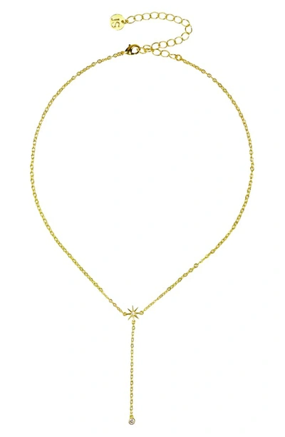 Jules Smith Supernova Star Station Lariat Necklace, 13 In Gold/ Crystal