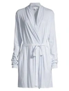 Skin Wrap Robe In Ice Blue