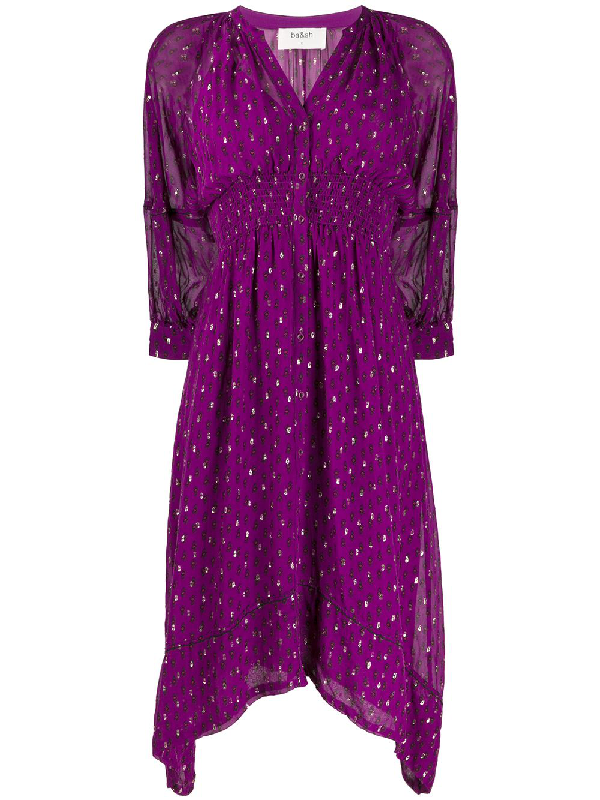 Ba\u0026sh Ba \u0026 Sh Cyana Balloon-sleeve Midi 