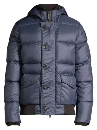 Canada Goose Ventoux Regular-fit Down Nylon Puffer Parka In Navy