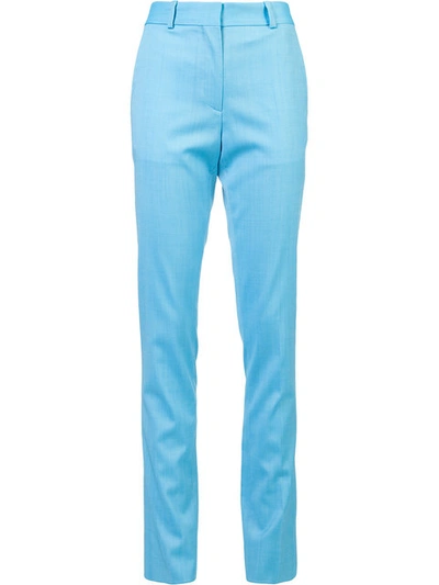 Victoria Beckham Slim-fit Trousers In Sky Blue