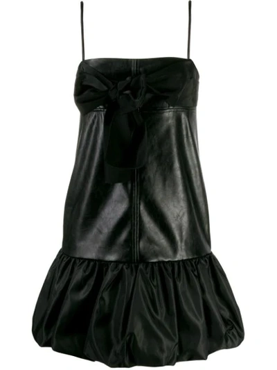 Brognano Bow Embellished Mini Dress In Black