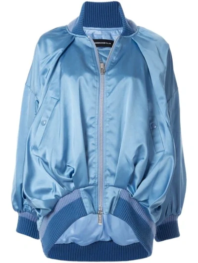 Undercover Relaxed Fit Bomber Jacket In Blue