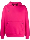 Nike Nrg Acg Cotton Blend Sweatshirt Hoodie In Pink