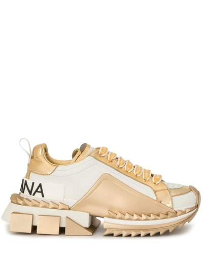 Dolce Gabbana Super Queen Sneakers In White ModeSens