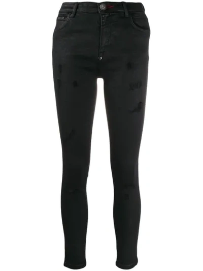 Philipp Plein Original Skinny-fit Jeans In Black